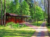 беседка на 30 человек в уединенной части базы