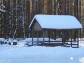 беседка для пикника на открытом воздухе